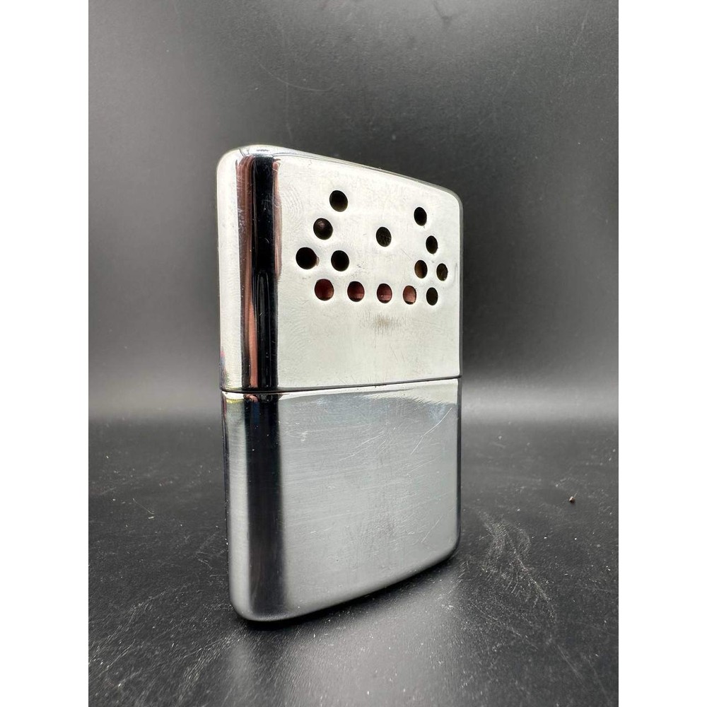 Vintage Jon-E Hand Warmer Aladdin Mfg Co Chrome Catalytic Heater 057 (102)