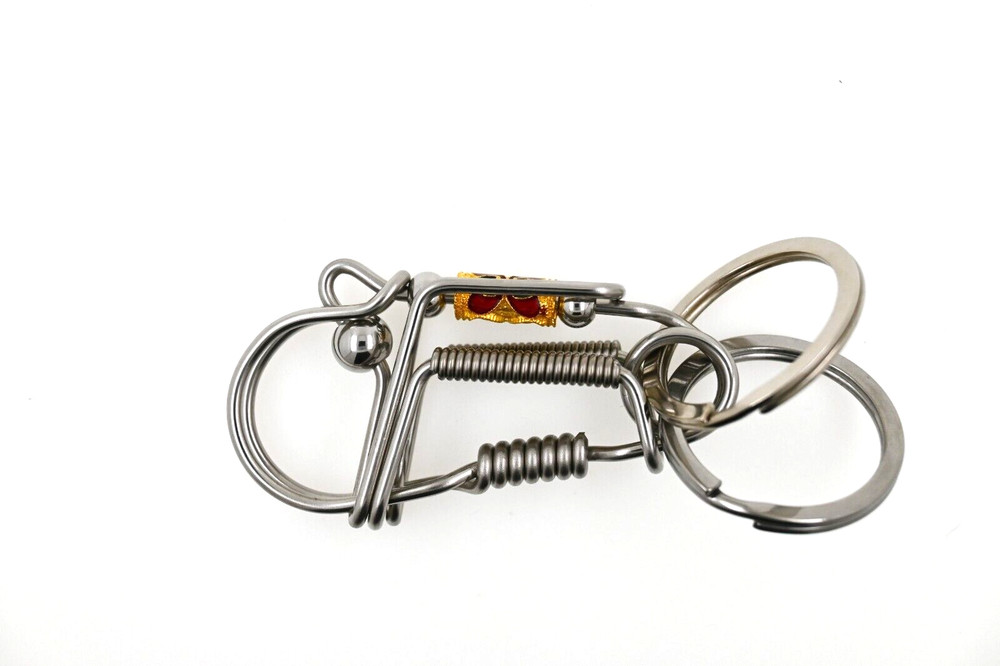 Stainless Steel keychain Handicraft Key Ring Car Keyring