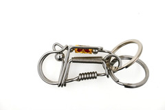 Stainless Steel keychain Handicraft Key Ring Car Keyring
