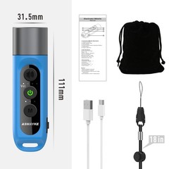 Electronic Whistle Highest IPX5 Maximum Sound 125db Battery 1000mAh Blue for …