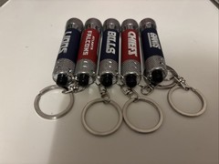 NFL Teams 2.5″ MINI FLASHLIGHT KEYCHAIN Select Your Team