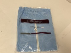 DuraWear Overalls DISPOSABLE Cloth size XL % 100 Polypropelene Breathable Blue