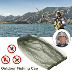 2Pcs Anti-Mosquito Bug Bee Insect Head Net Hat Cap Sun Protection Fishing Hiking