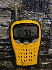 Oregon Scientific All Hazards Weather Radio Model WR102 With Holder Parts Only