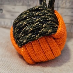 550 Paracord 1″ Nautical Decorative Monkey’s Fist Knot 5″, Key Fob/Chain