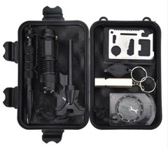 Logos Professional Outdoor Camping and Emergency 8 in 1 Military Survival Kit