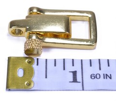 Gold Mini Shackles – Adjustable Metal Closure for Paracord Bracelets DIY Project