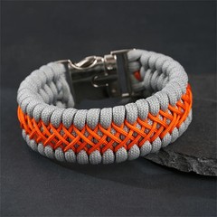 7-core Braided Paracord Rope Bracelet for Men Handmade Outdoor Survival