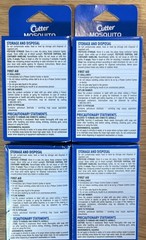 Cutter Eclipse Zone Mosquito Repellent Refill Outdoor White 4 Pack 40 Hours