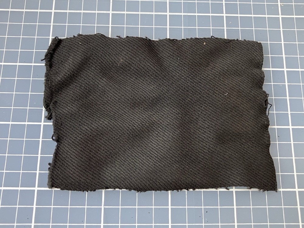 40 denim Char Cloth Fire Starter and Magnifying Glass