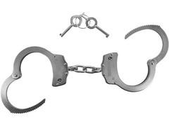 Cold Steel Chain Handcuffs