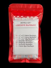 ADHESIVE BANDAGE REFILL KIT FIRST AID EMERGENCY SURVIVAL KITS & BUTTERFLY STRIP