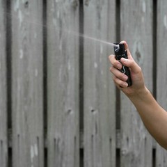 4 Police Magnum pepper spray 3 ounce GID Twist Lock Stream Defense Security