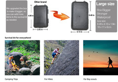 New Outdoor Emergency Survival Gear and Equipment 14 in 1 Tactical Survival Tool