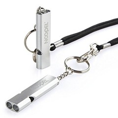 Emergency Whistles Lifeguard Safety Whistle with Lanyard and Keychain for