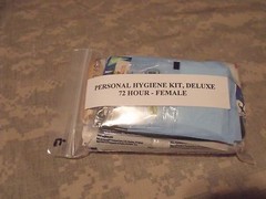 Emergency/Survival Personal Hygiene Kit, Deluxe Female, 72+ Hour 25+ Items