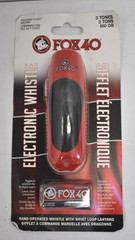 Fox 40 Electronic Whistle Hand Operated w Wrist Lanyard Coach 3 Tone Function