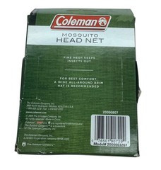 Coleman Mosquito Head Net Fine Mesh Keeps Insects Out One Size