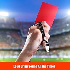 Whistle, 3 Pack Sports Whistles with Lanyard, Loud Crisp Sound Whistles Great