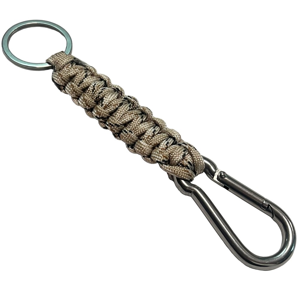 Paracord Keychain with Carabine Heavy Duty Braided Key Ring with Quick Releas…