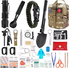 Emergency Survival Kit First Aid Bug out bag Military Prepper outdoor tactical