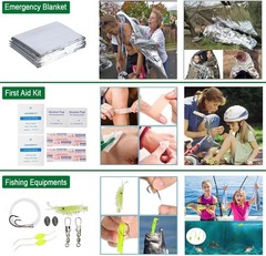 Survival Kit 35 in 1, First Aid Kit, Survival Gear, Survival Tool Gifts for M…