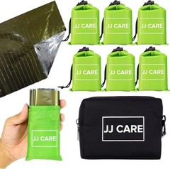 JJ Care Emergency Blanket MYLAR BLANKET – Box of 6, 63 x 82″ Emergency Blanket
