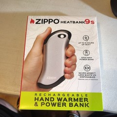 Zippo Heatbank 9s Rechargeable Hand Warmer & Power Bank Up to 9 Hours Heat New