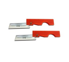 Derma Safe Folding Razor Knife 10 pack Orange for SERE Survival Tool Kit Blade