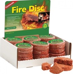 4 Pack, Coghlan’s Fire Disc, Fire Starter and Emergency Heat, Campfire Fireplace
