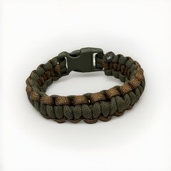 High Quality Made In USA – Paracord Bracelet Green and Brown