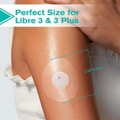 Libre 3 Sensor Covers Waterproof 100Pack Adhesive Patches for Libre 3
