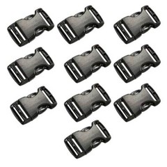 100 X New 15mm CONTOURED FASTEX BUCKLES for PARACORD BRACELET