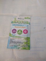 Bugables Mosquito Repellent Wipes,New Deet Free,Essential Oils New.
