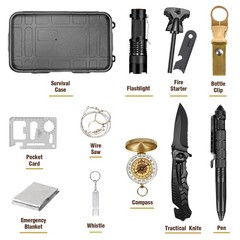 Gifts for Men Dad Husband Him, Survival Kit, Emergency Survival Gear and Equi…