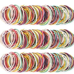 AMUU Rubber Bands #33 colors rubber band Purple, blue, red, yellow, white