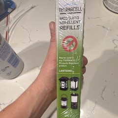 Thermacell Mosquito Repellent Refill Mats + Butane, 12 Hr 15×15 Zone R-1