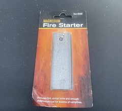 Magnesium Block Flint Fire Starter Emergency Survival Camping New