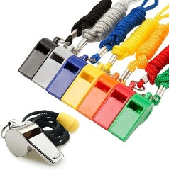 Whistle, 8PCS Sports Whistles with Lanyard, Loud Crisp Sound Whistles Bulk Id…