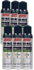 Coleman 100% MAX DEET Insect Repellent Spray – 6 Pack, Continuous Spray,