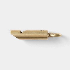 Traveler’s Factory Brass Whistle high-pitched sound Japan
