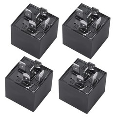 Qonsy 4 Pack 5 Pin Electrical Switch Relays For Automotive Car Truck Marine