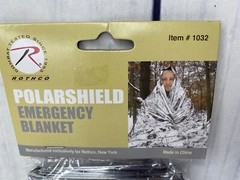 Rothco Polarized 1 Person Polarshield Survival Blanket 84″ X 53″ 2oz 1032