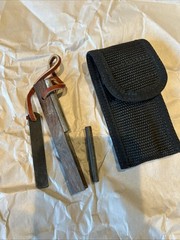 Survival Kit Vintage Compass’s, Combo Whistle Therm, Fire Starter, Port-a-lock