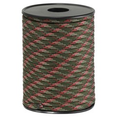 100FT 550 Paracord, 4mm 9 Strand Parachutes Cord Spool, Jungle Camo