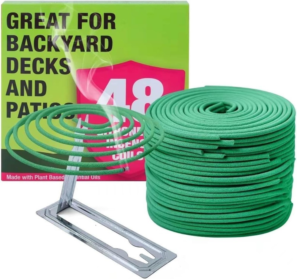 48 Coils Supreme Pro Mosquito Repellent Coils – Outdoor Use Reaches Up to 10 fts