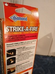 Fire Starter Match Sticks Firestarter 8 piece Diamond Strike Logs 12min. Burn