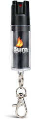 Burn Pepper Spray .50oz OC Self Defense Keychain Security Protection Safety Lock