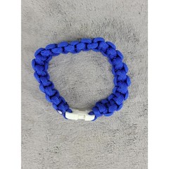 Blue Paracord Bracelet Survival Gear Adjustable Buckle