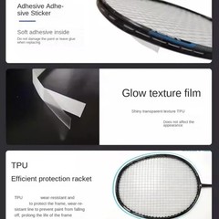 Versatile Racket Frame Protectors Essential Badminton Racket Frame Guard